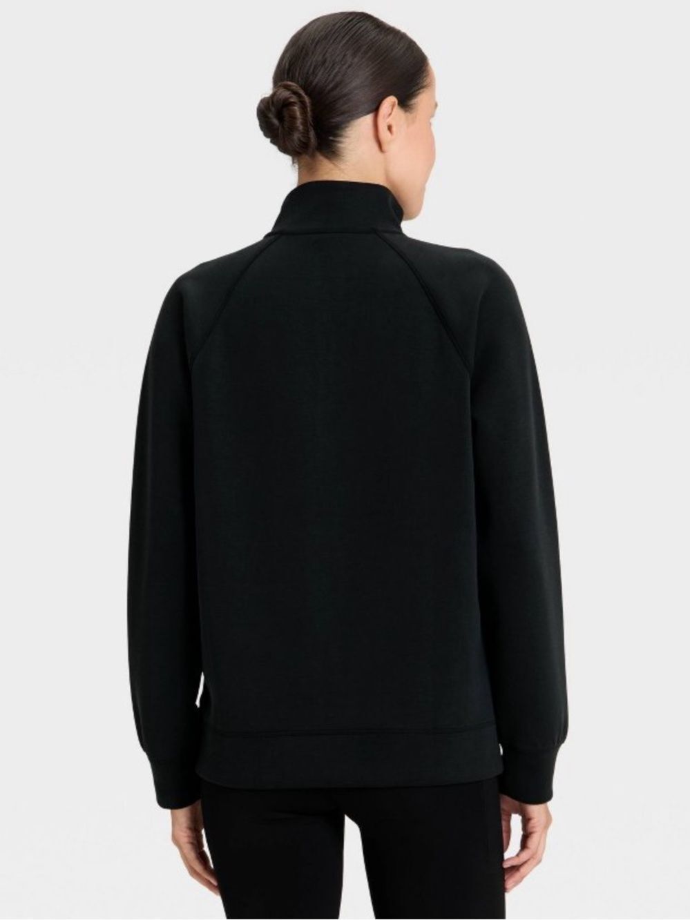 All in Motion XS Black Airy Sleek Half Zip Sweatshirt - Picture 2 of 3
